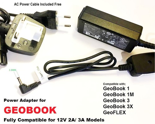 Geobook laptop charger 12v - charger,,